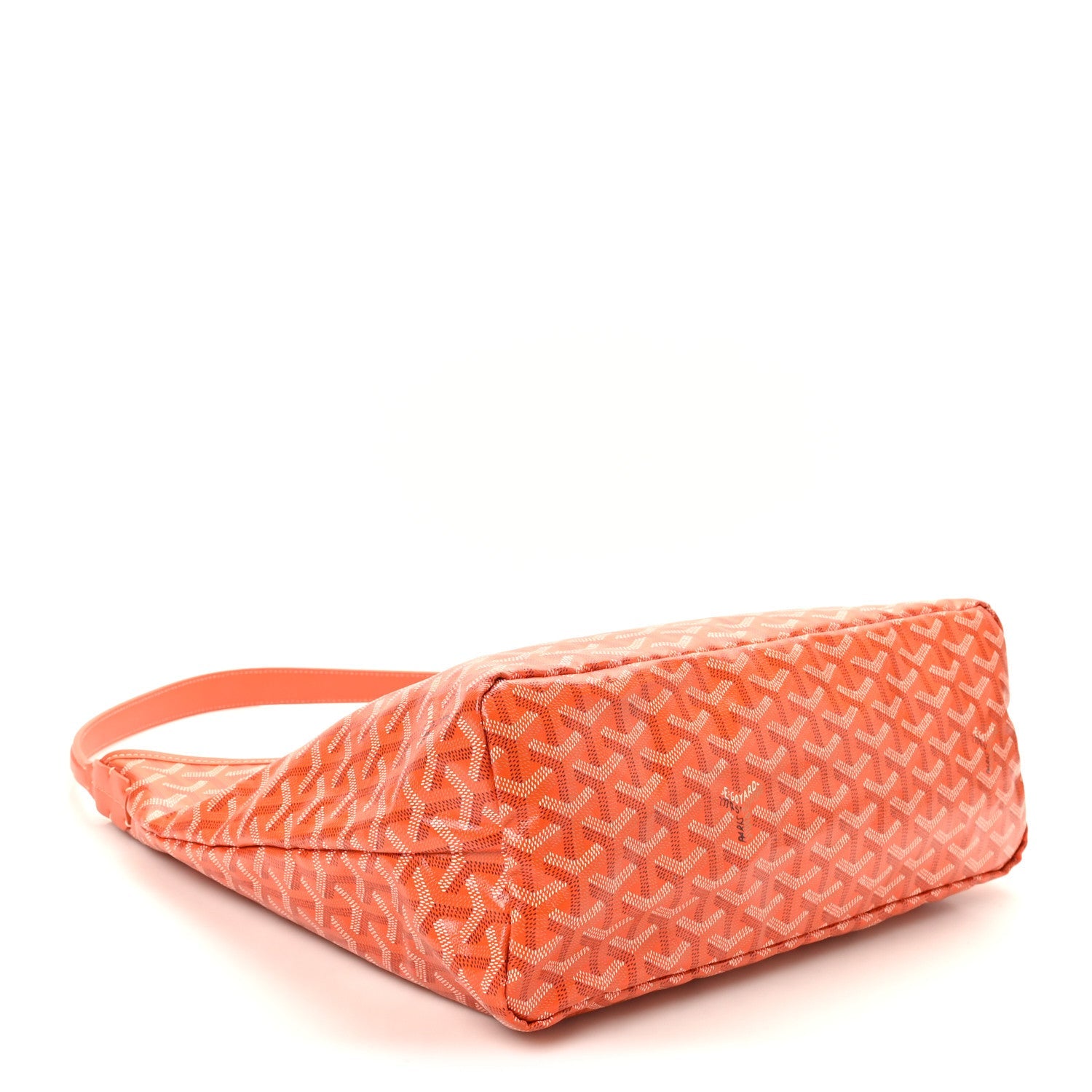 Goyard Orange Goyardine Fidji Bag