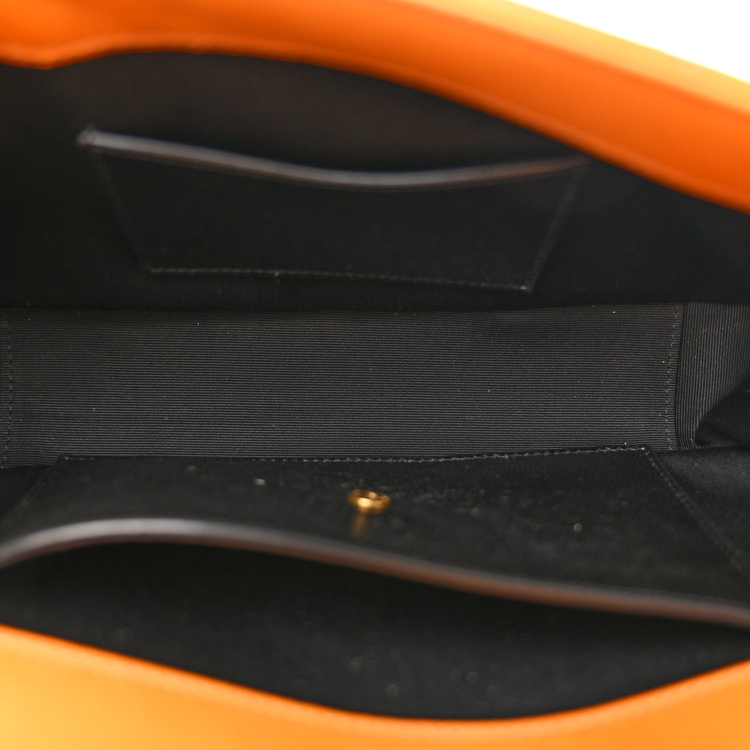 Saint Laurent Orange Quilted Bag