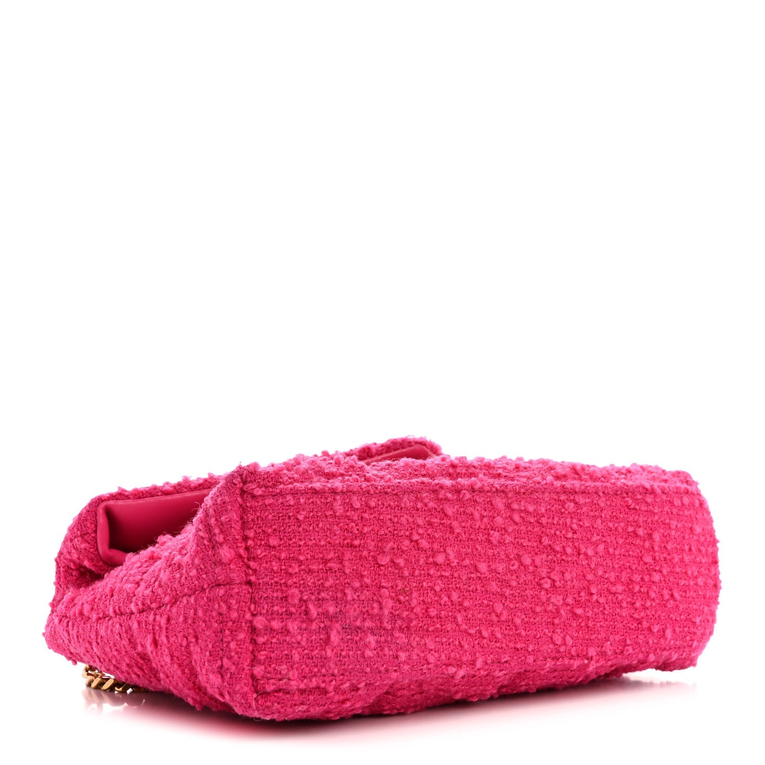 Saint Laurent Pink Bouclé Bag