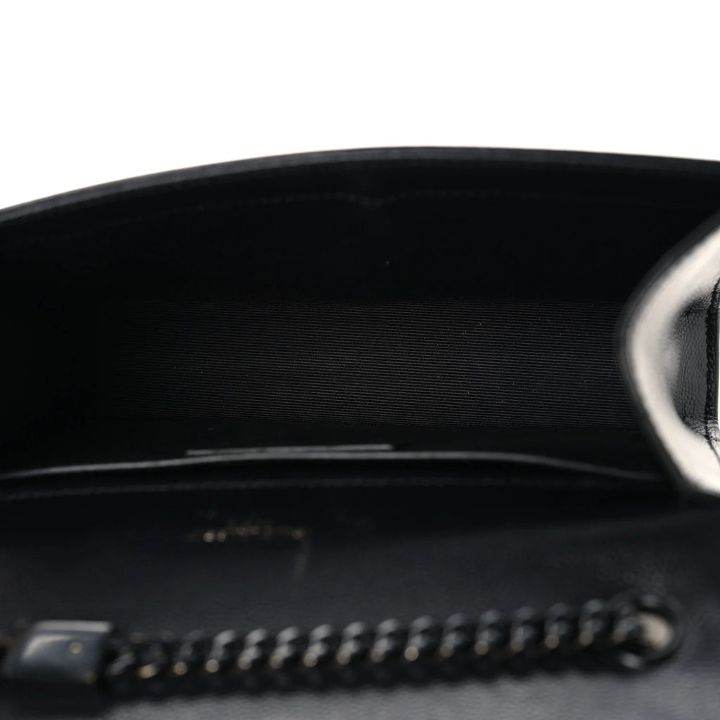 Saint Laurent Black Grained Bag