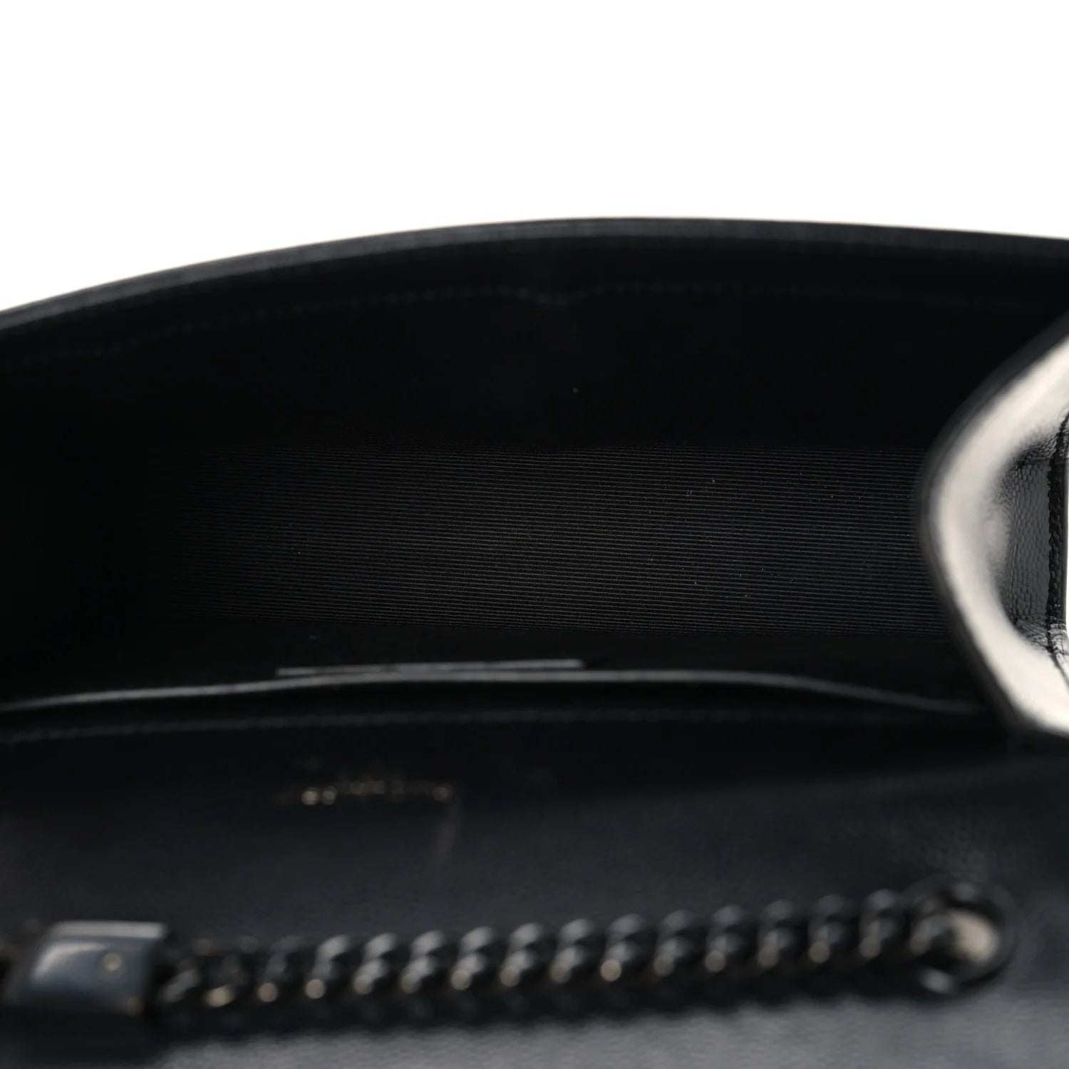 Saint Laurent Black Grained Bag