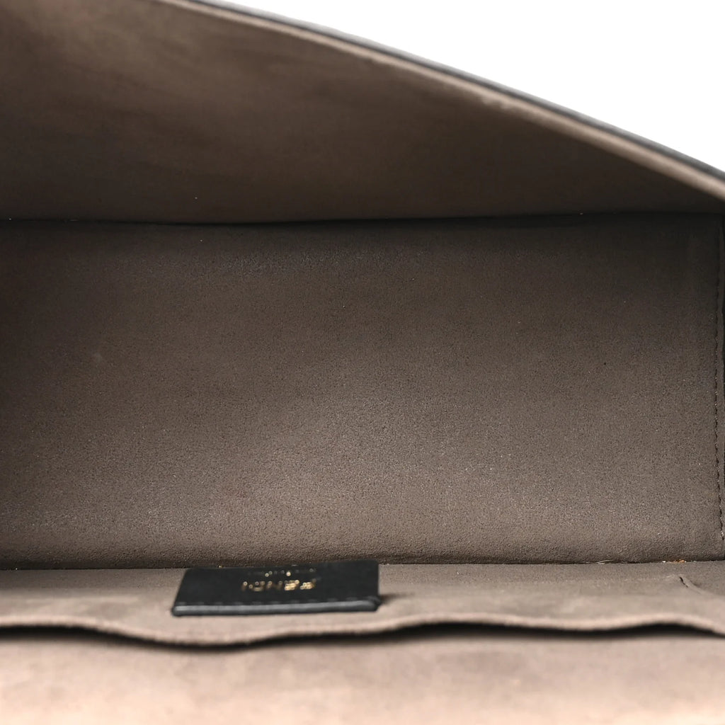 Fendi Navy Leather Kan I Bag
