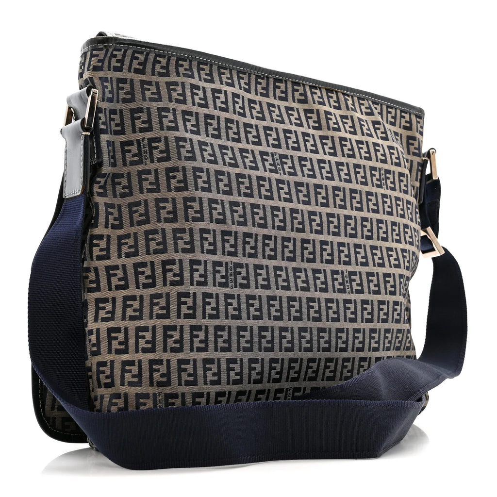 Fendi Zucca Monogram Canvas Messenger