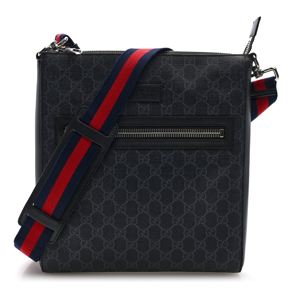 Gucci Black GG Supreme Messenger