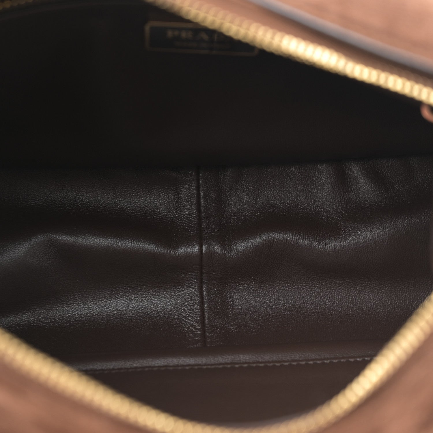 Prada Brown Suede Shoulder Bag