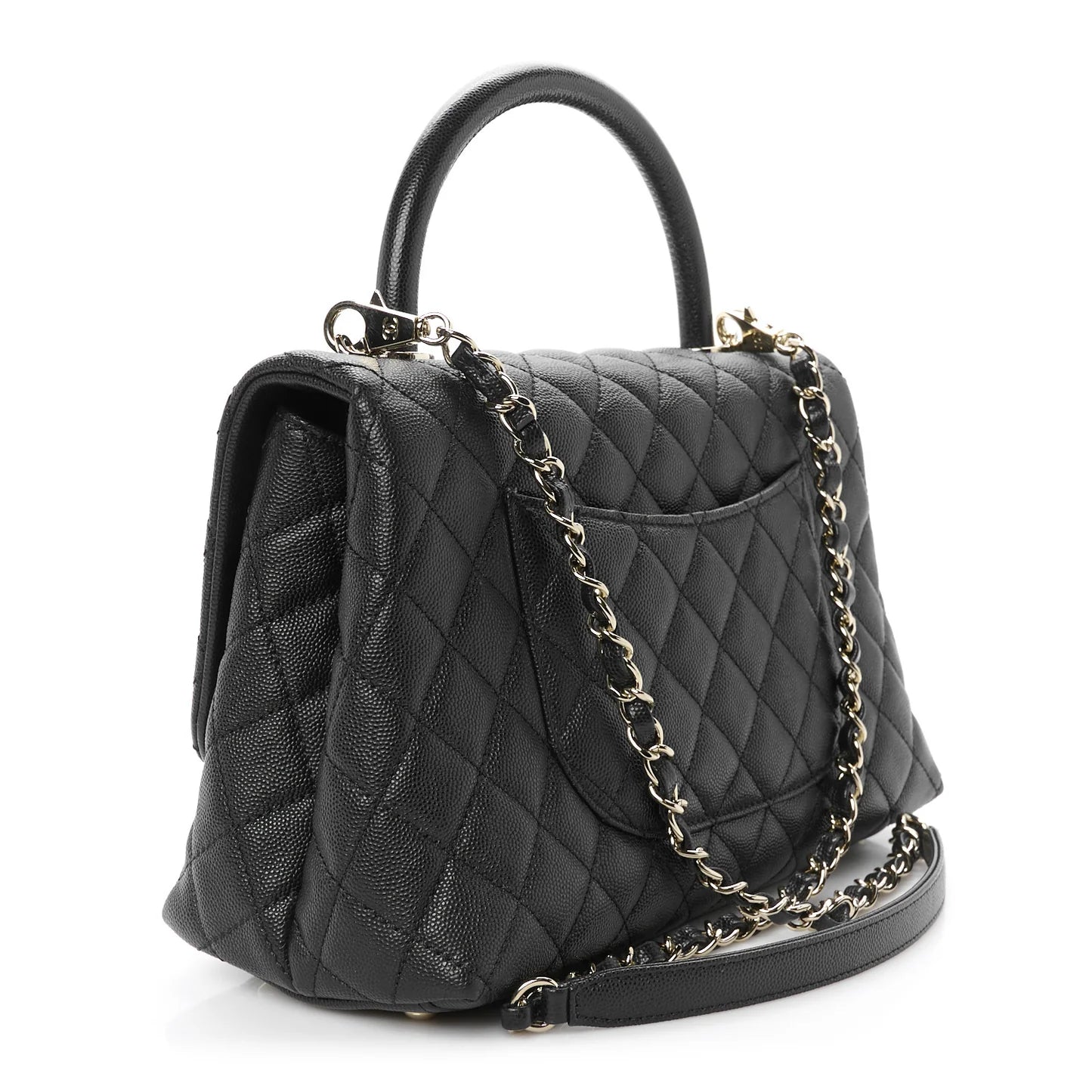Chanel Black Quilted Caviar Bag