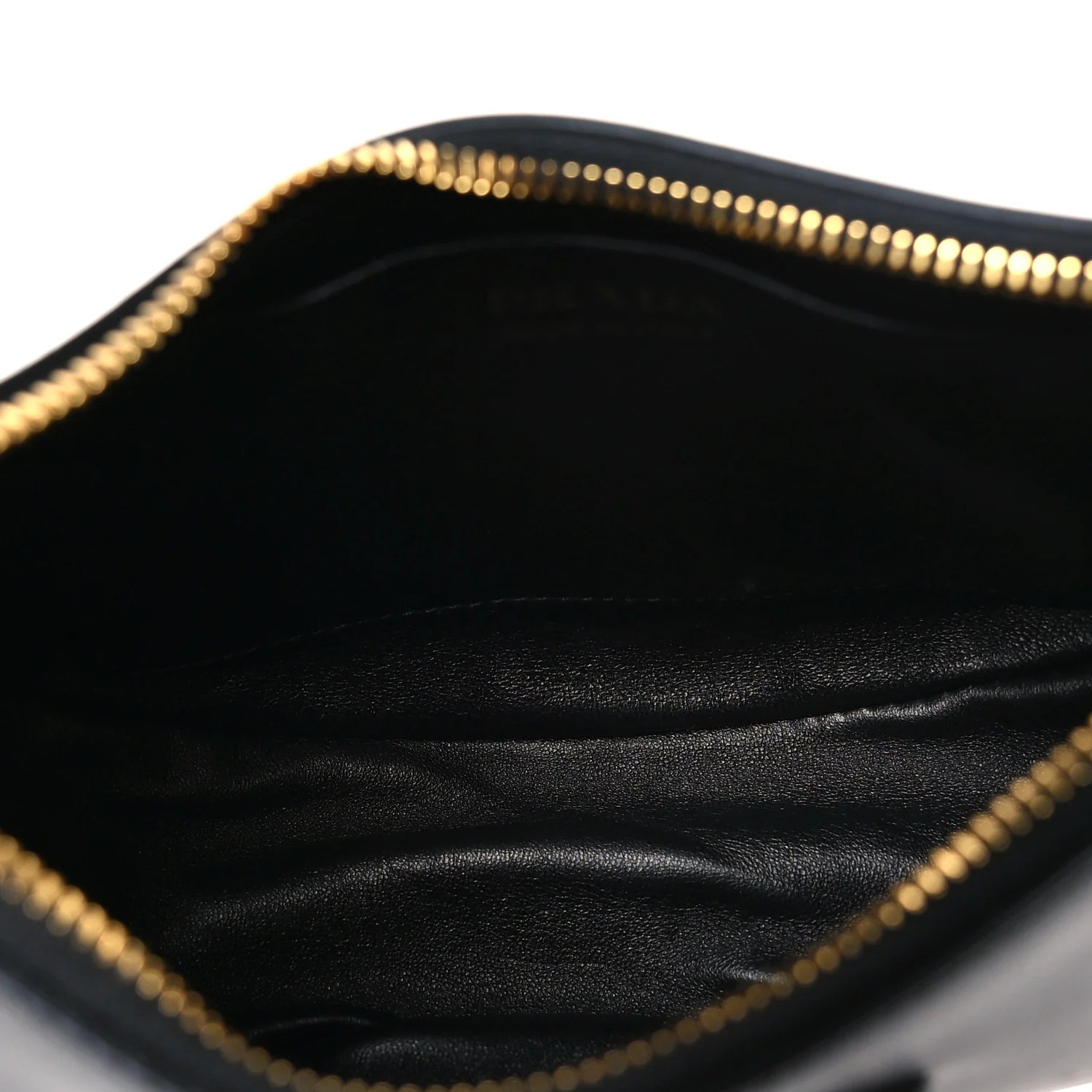 Prada Black Leather Arqué Bag