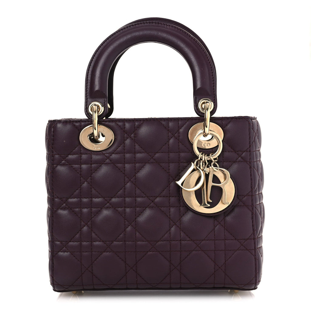 Dior Lady Dior Burgundy Bag