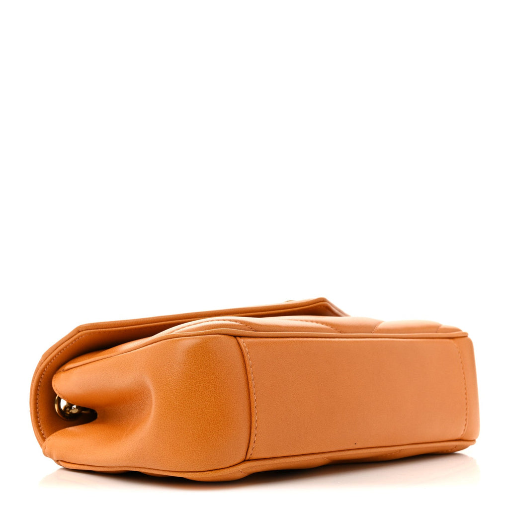 Saint Laurent Orange Quilted Bag
