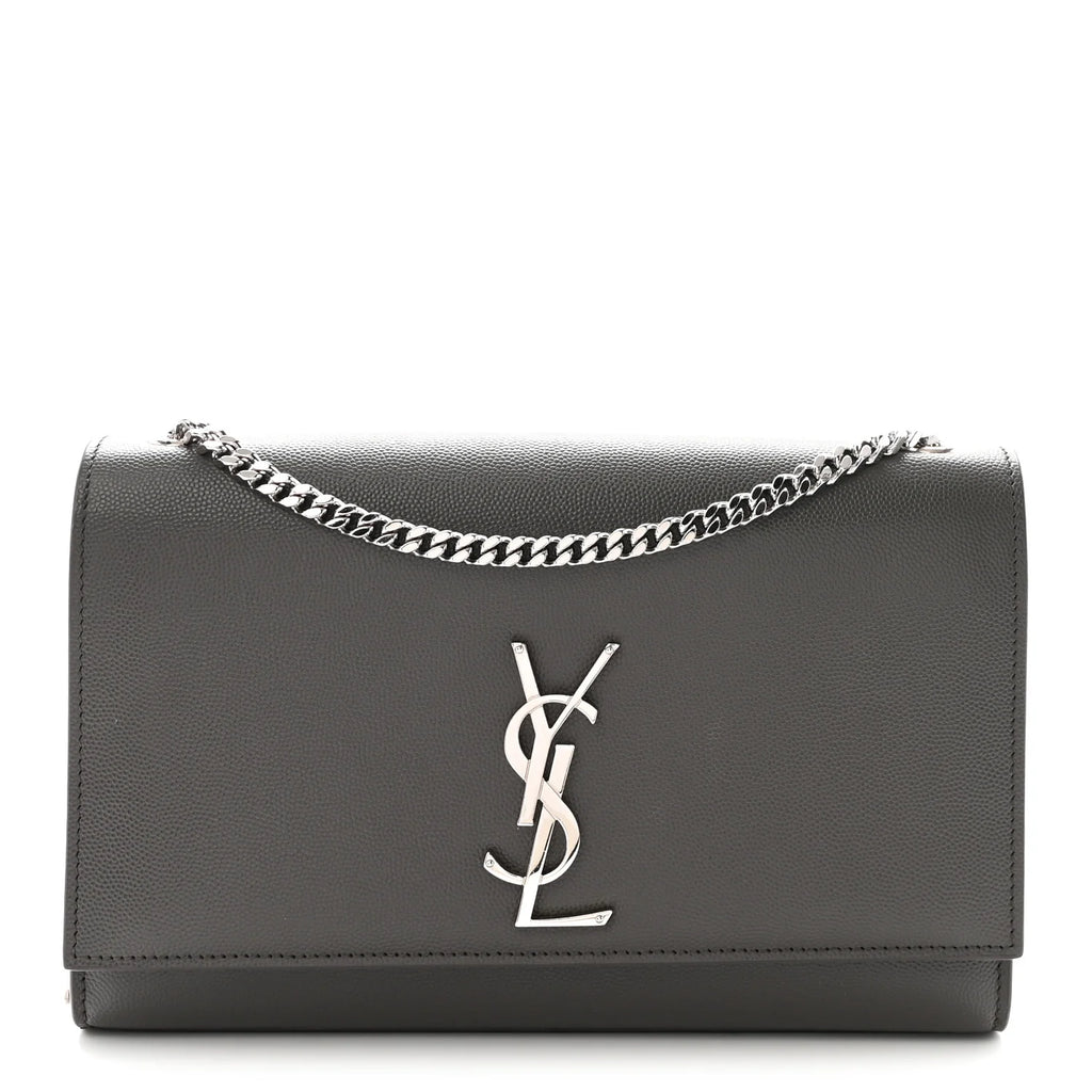 Saint Laurent Grey Grained Kate