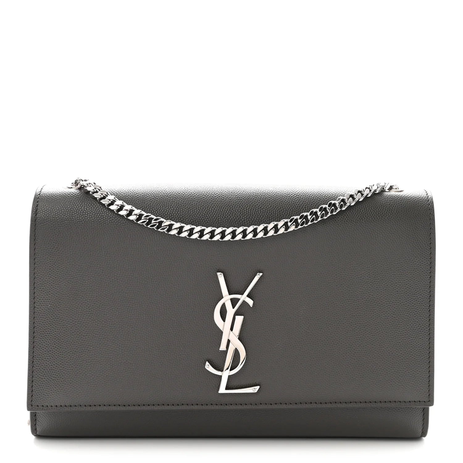 Saint Laurent Grey Grained Kate
