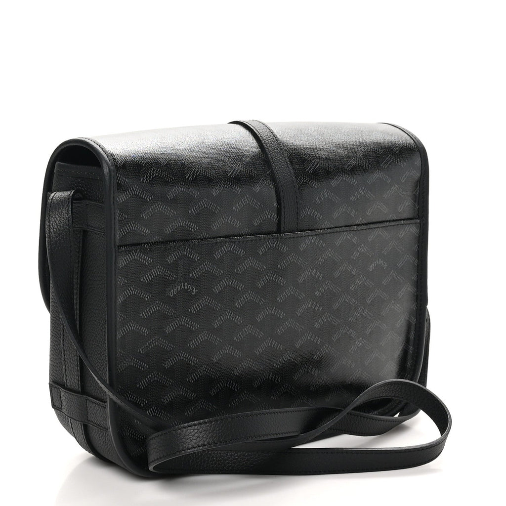 Goyard Black Goyardine Belvedere Messenger