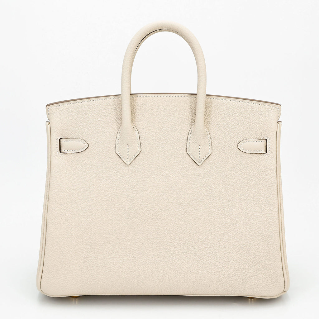 Hermes Birkin Cream Grained Handbag
