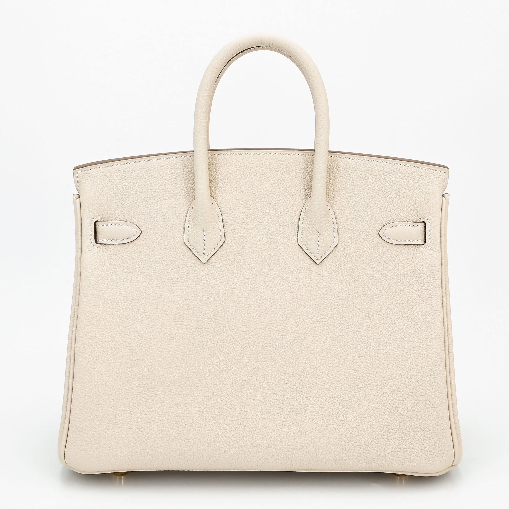 Hermes Birkin Cream Grained Handbag