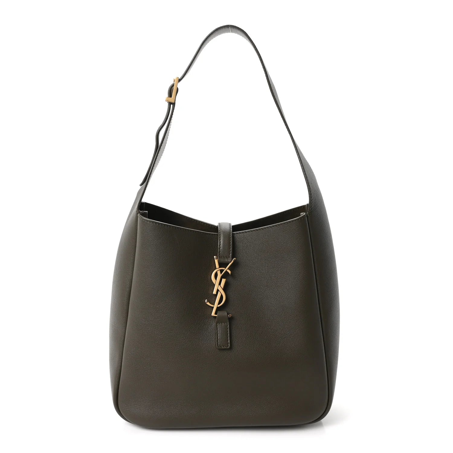Saint Laurent Grained Leather Hobo