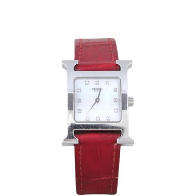 Hermes Heure H Steel Diamond Watch
