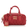 Miu Miu Red Matelassé Arcadie