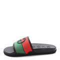 Gucci Web Stripe Interlocking G Slides