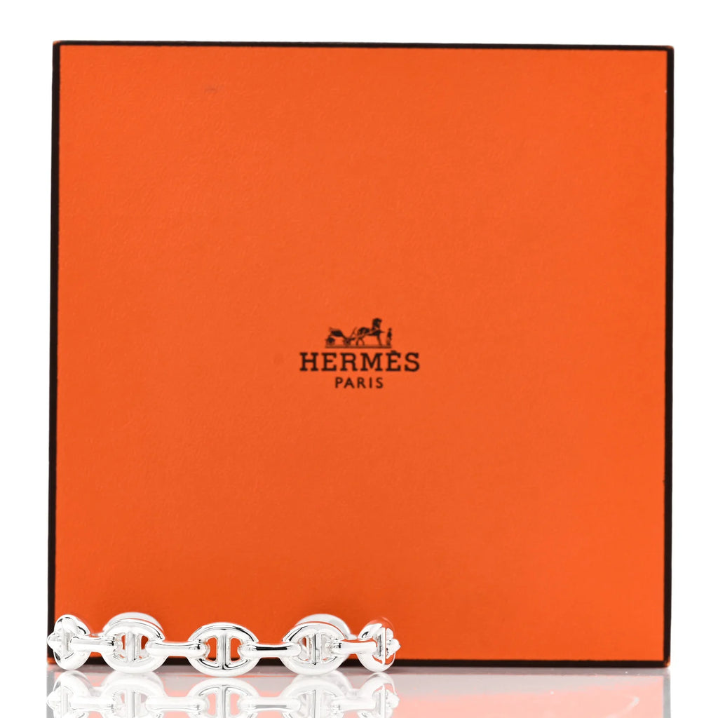 Hermes Silver Chaine d'Ancre Bracelet
