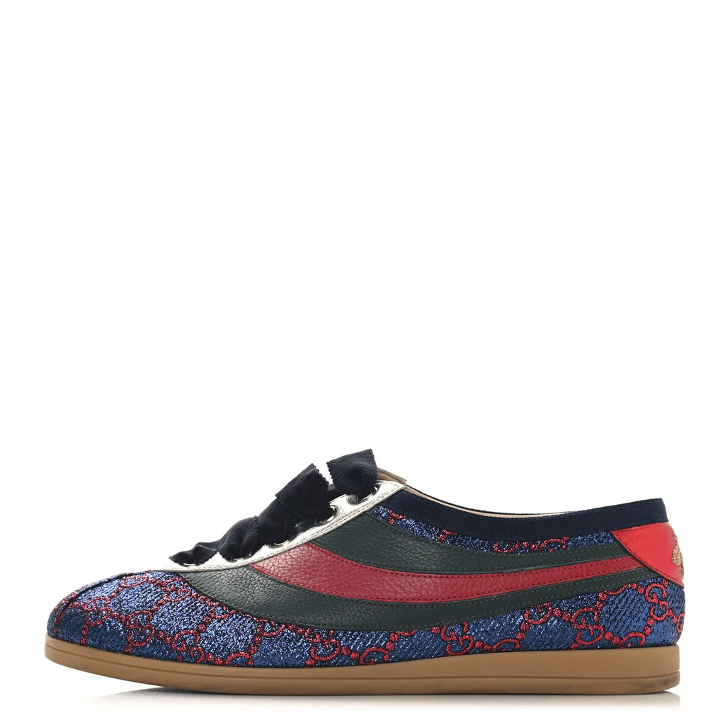 Gucci Blue Glitter GG Sneakers