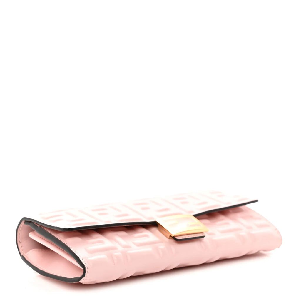 Fendi Pink Embossed FF Wallet