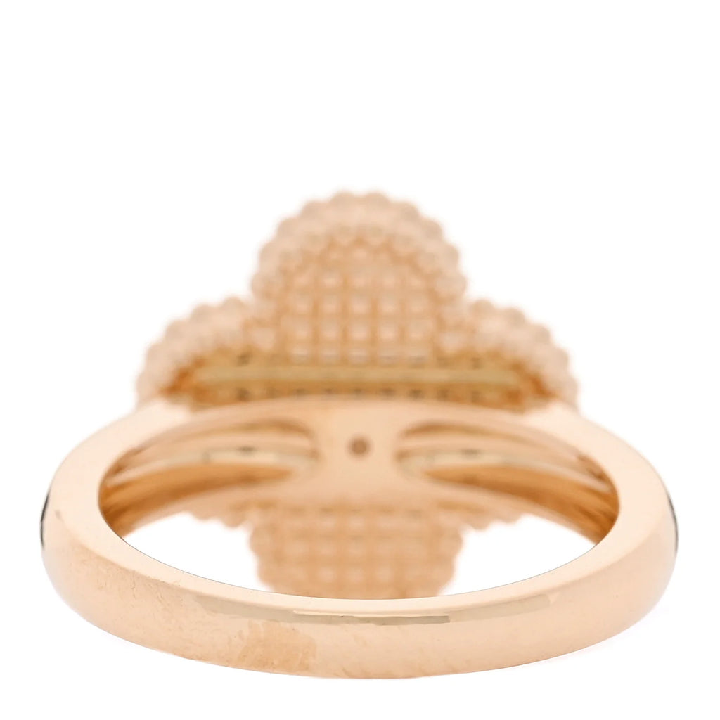 Van Cleef Gold Guilloché Ring
