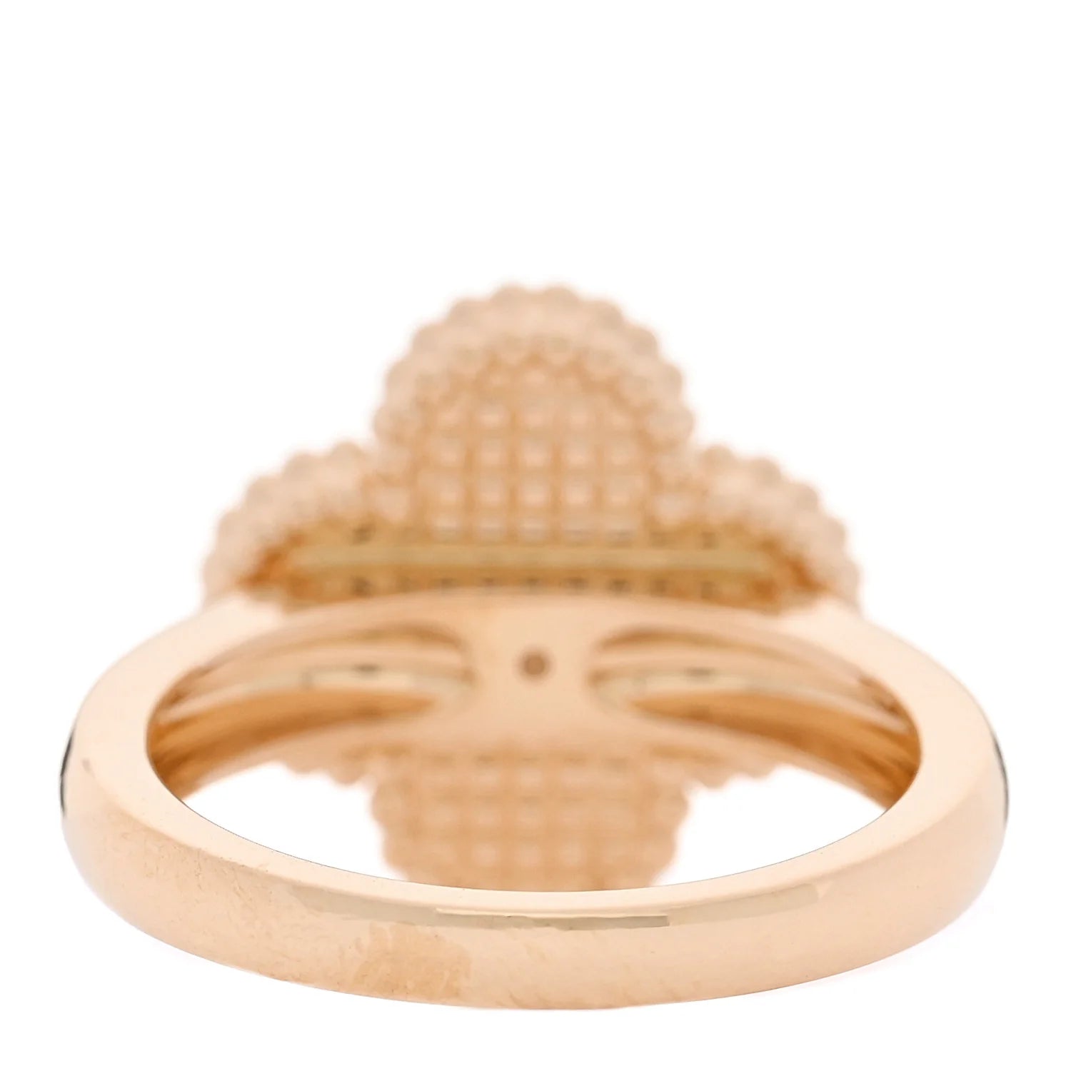 Van Cleef Gold Guilloché Ring