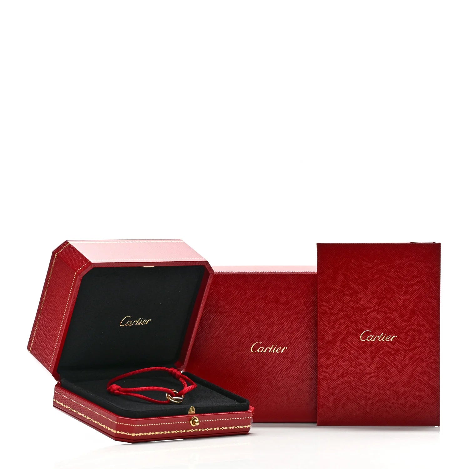 Cartier Trinity Red Cord Bracelet