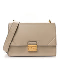Fendi Beige Leather Shoulder Bag