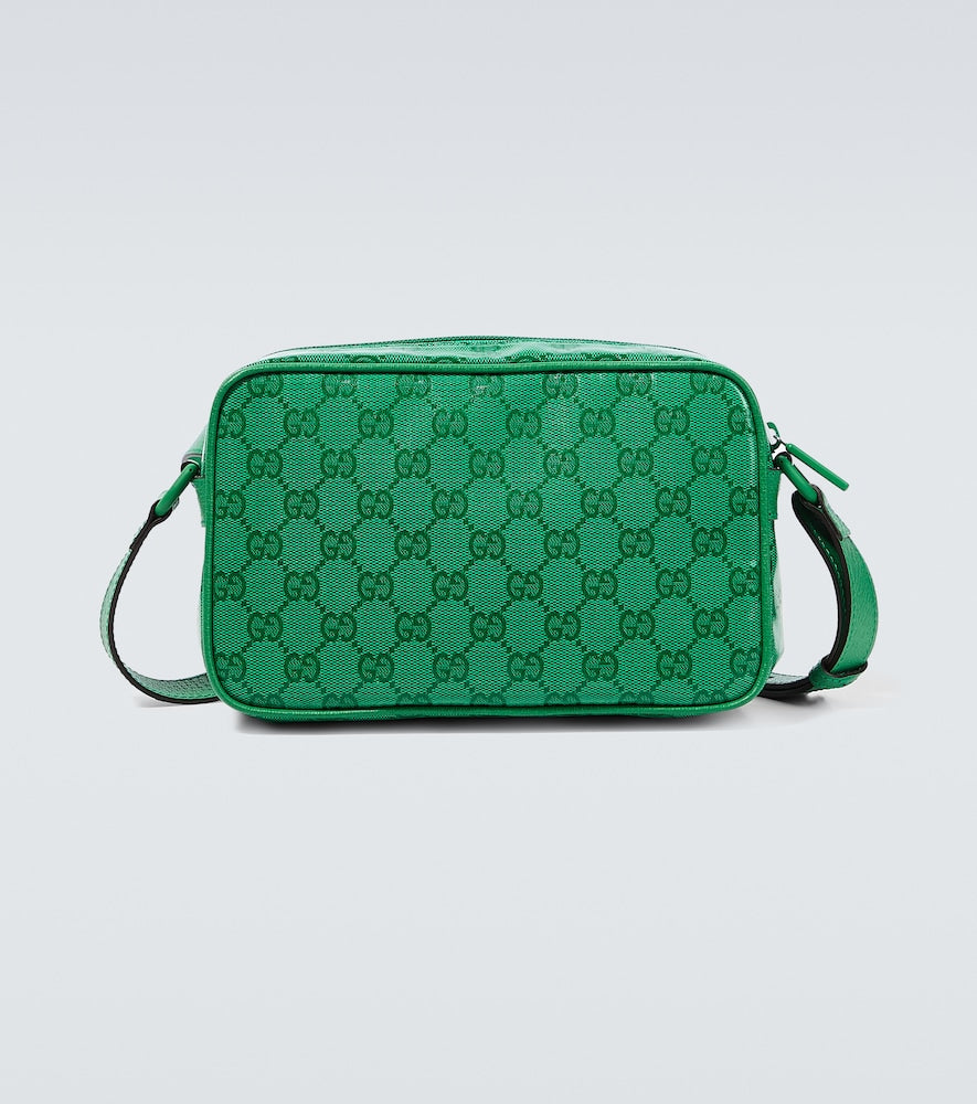 Gucci Green GG Nylon Camera Bag