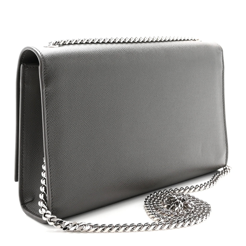 Saint Laurent Grey Grained Kate