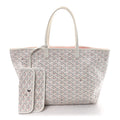 Goyard White Goyardine Saint Louis