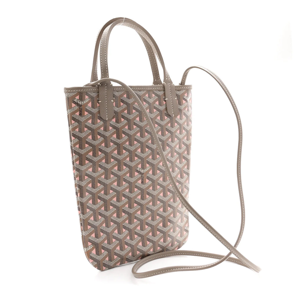 Goyard Grey Goyardine Poitiers Tote