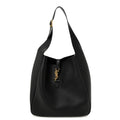 Saint Laurent Black Grained Hobo