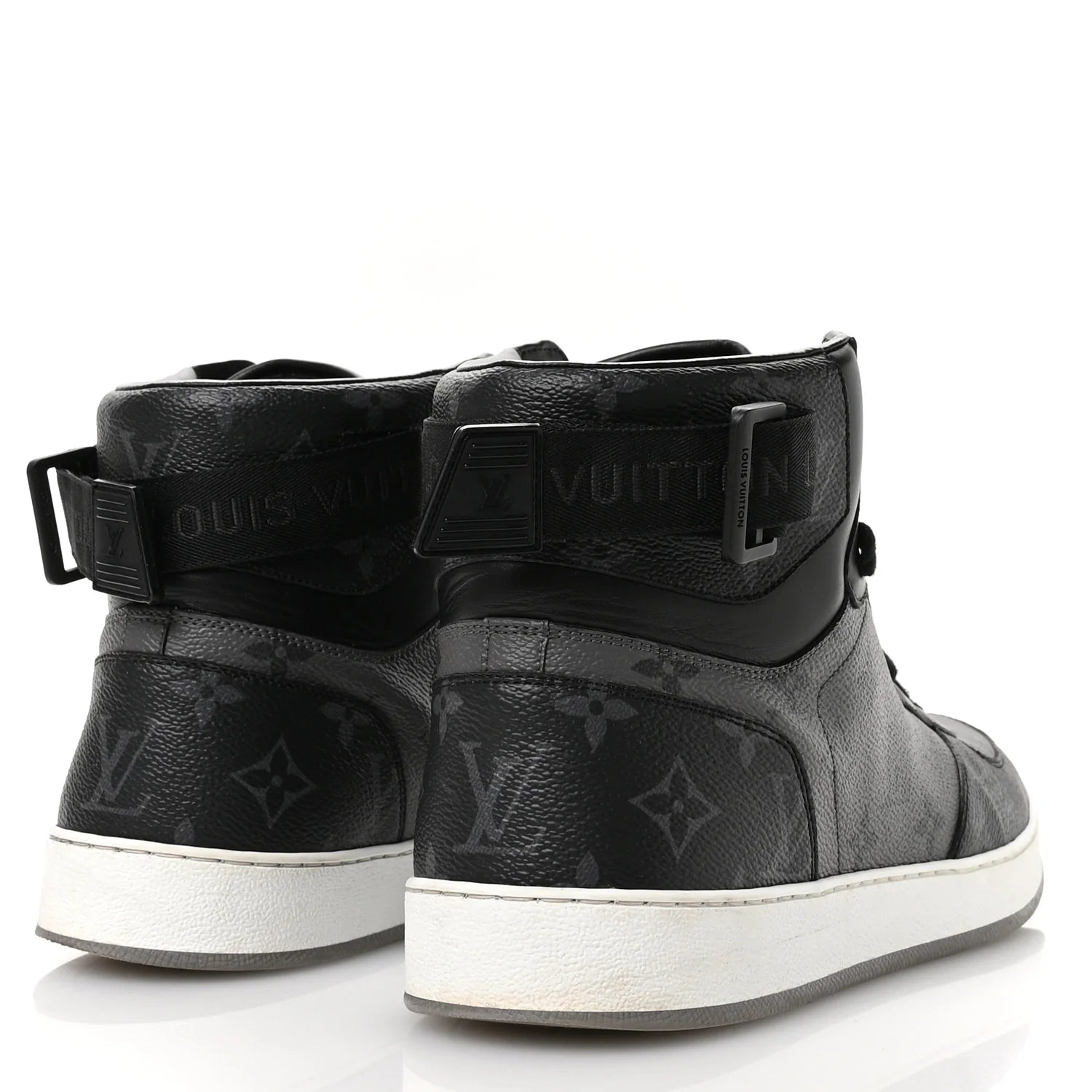 Louis Vuitton Black Monogram High-Top