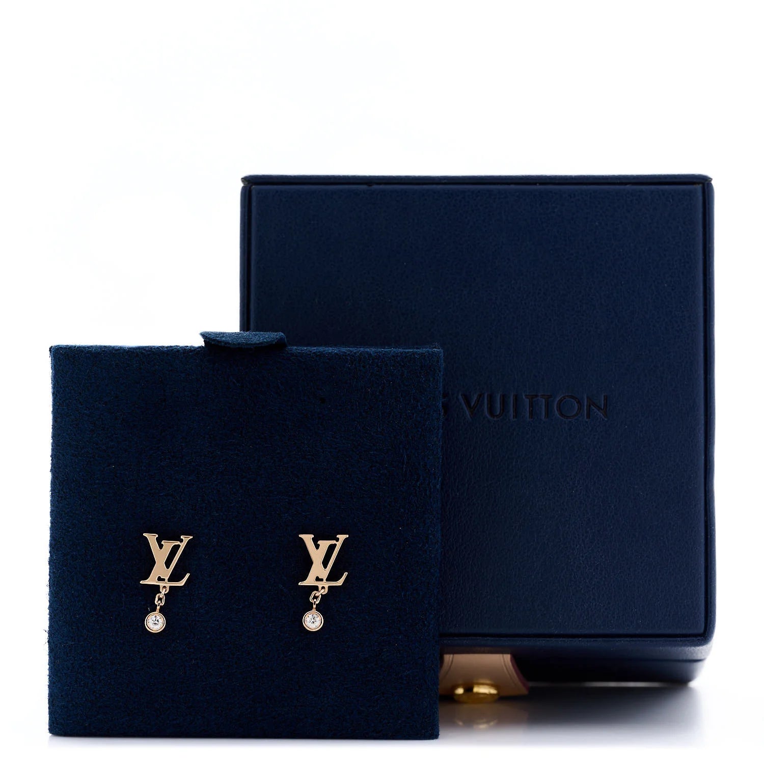 Louis Vuitton Gold LV Earrings