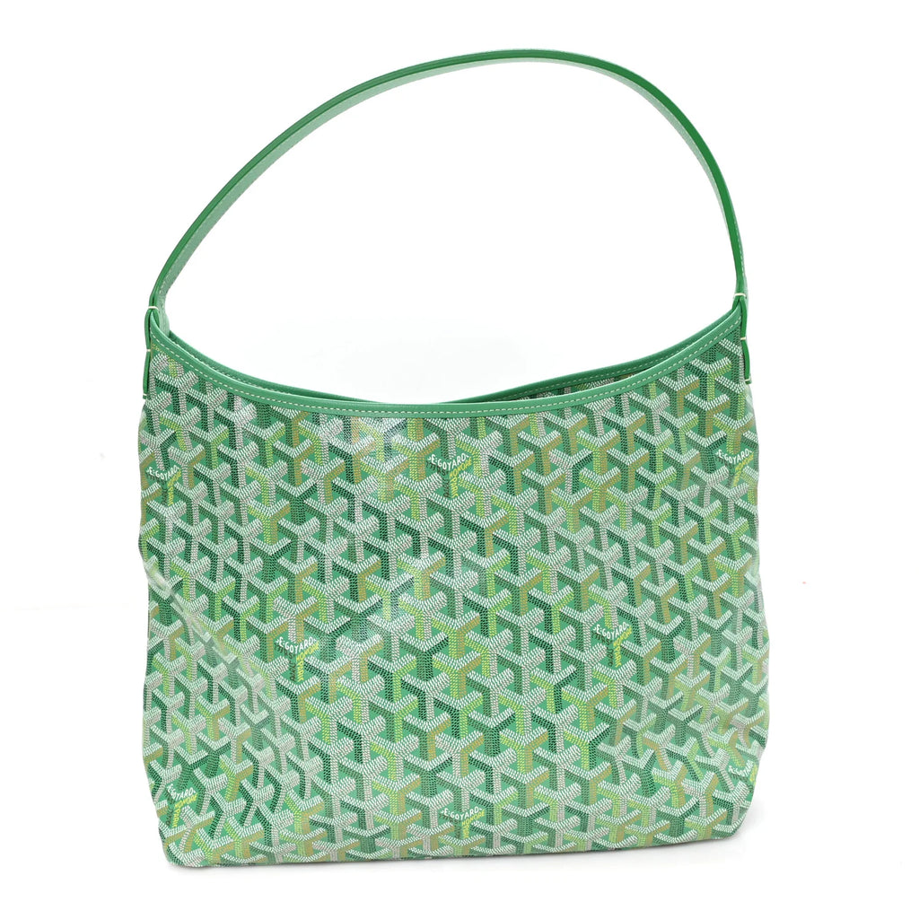 Goyard Green Goyardine Hobo Bag