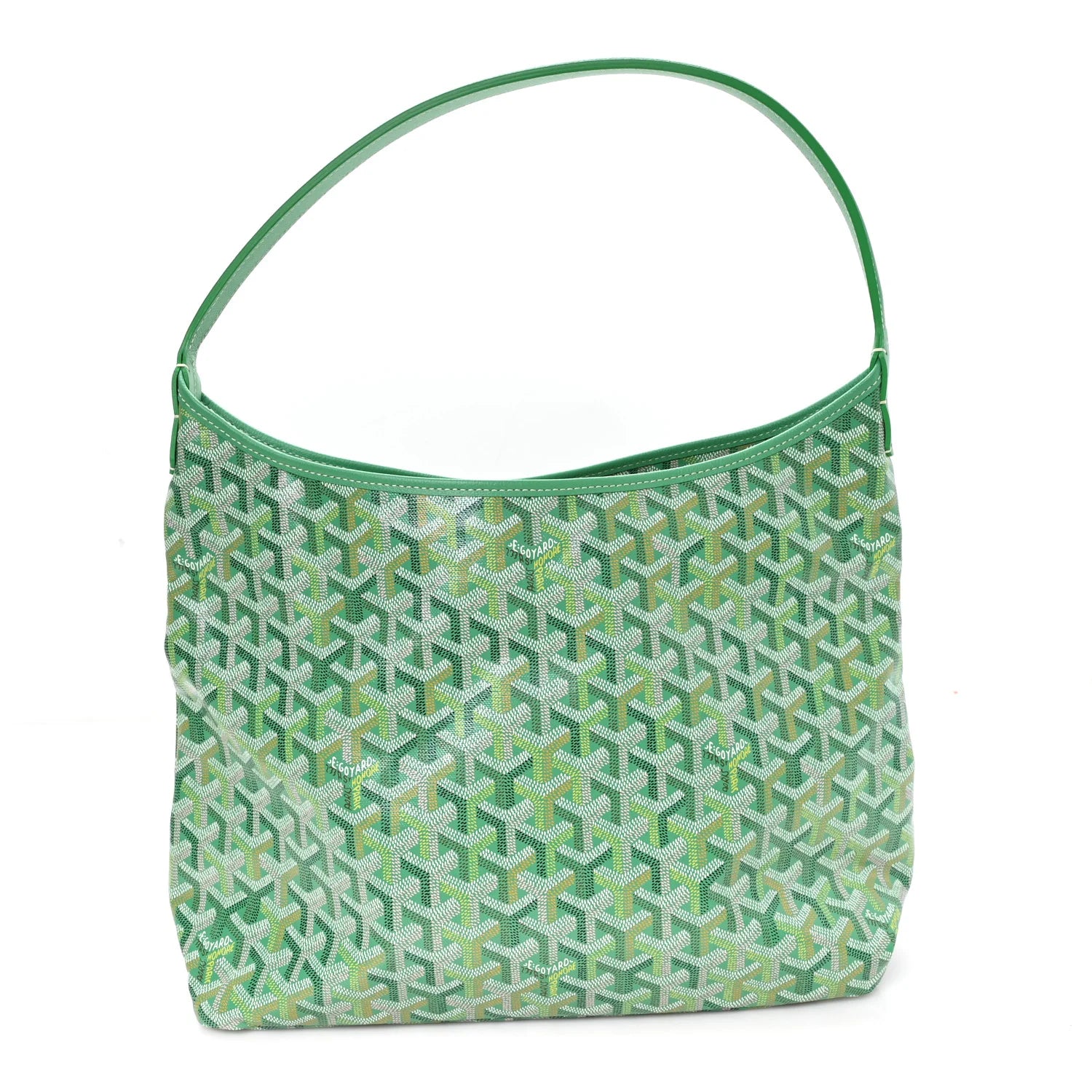 Goyard Green Goyardine Hobo Bag