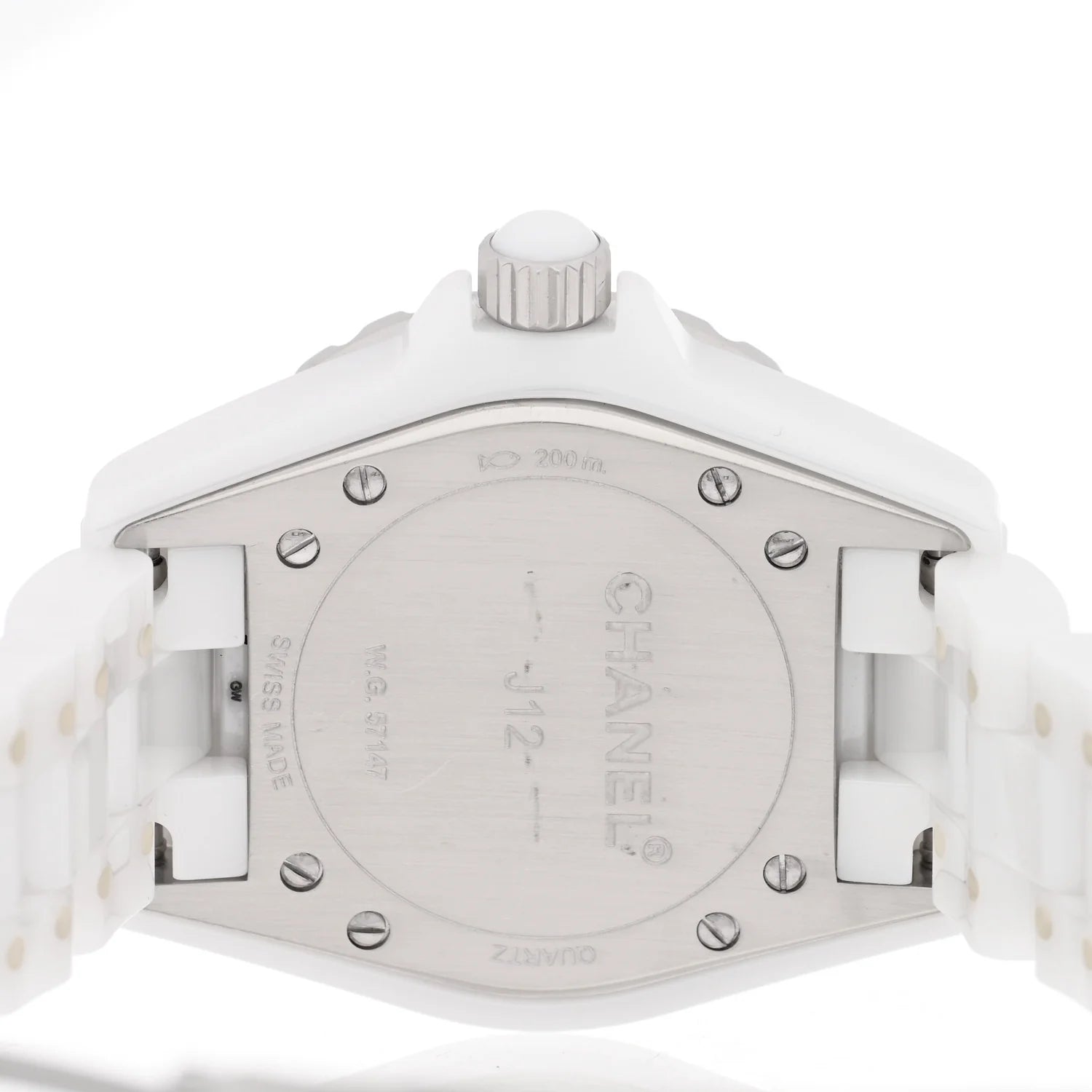 Chanel J12 White Ceramic Diamond