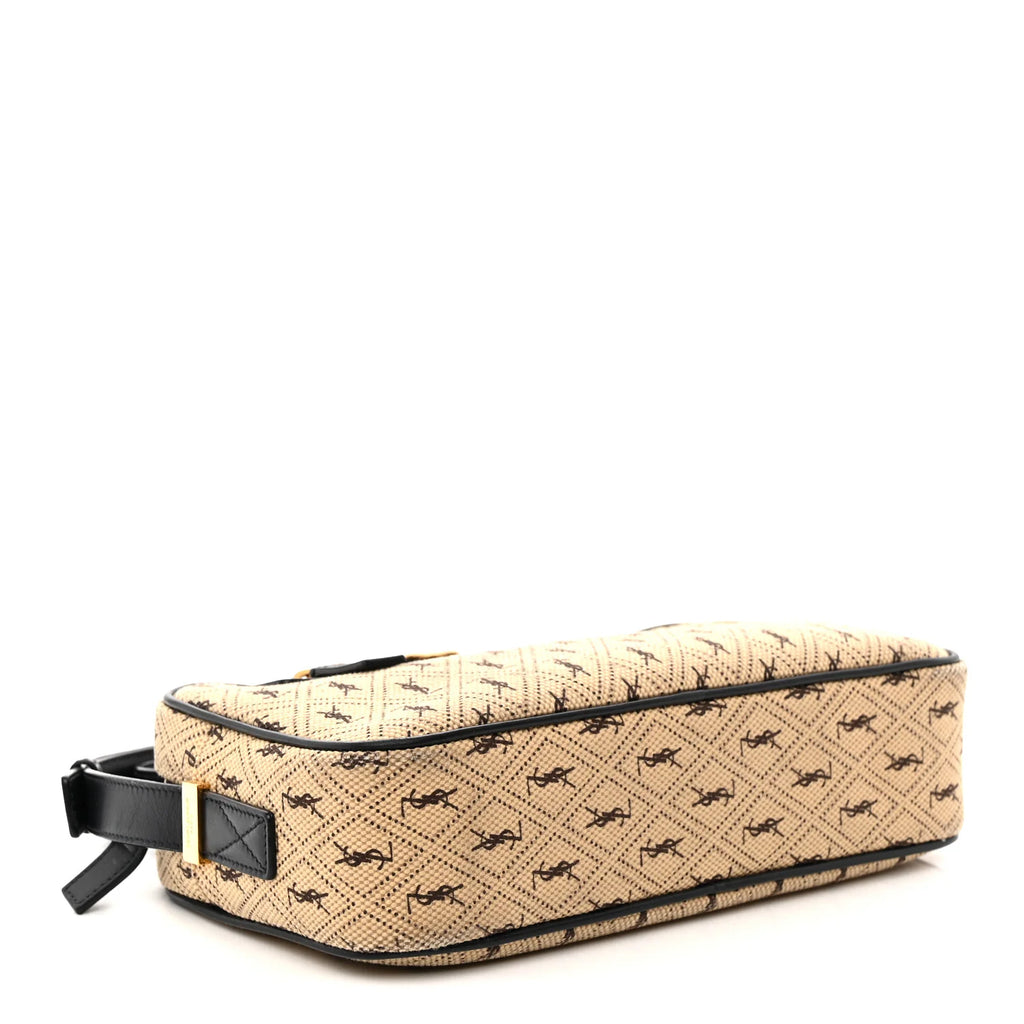 Saint Laurent Monogram Canvas Camera