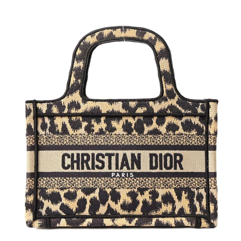 Dior Leopard Mini Book Tote