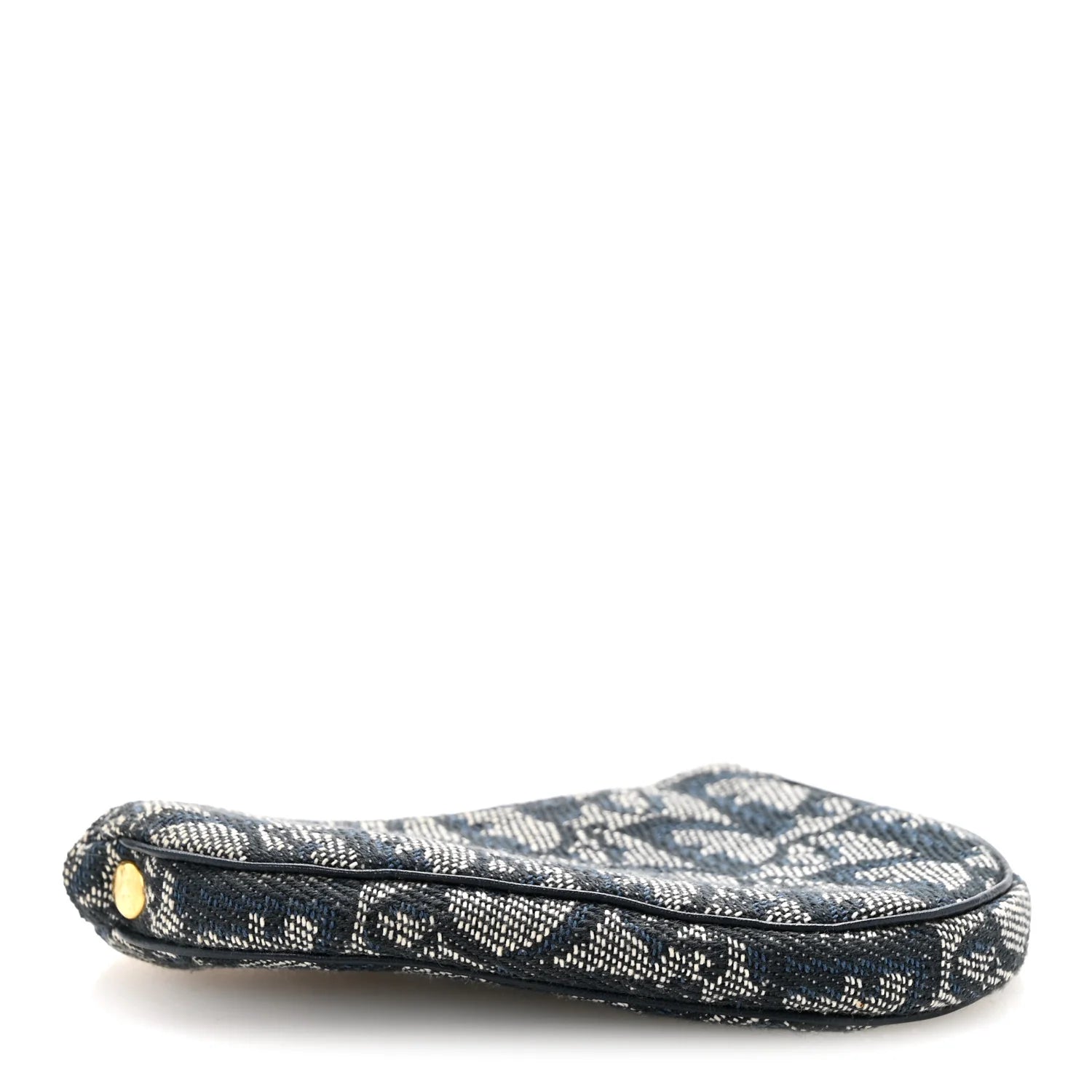 Dior Blue Oblique Jacquard Saddle
