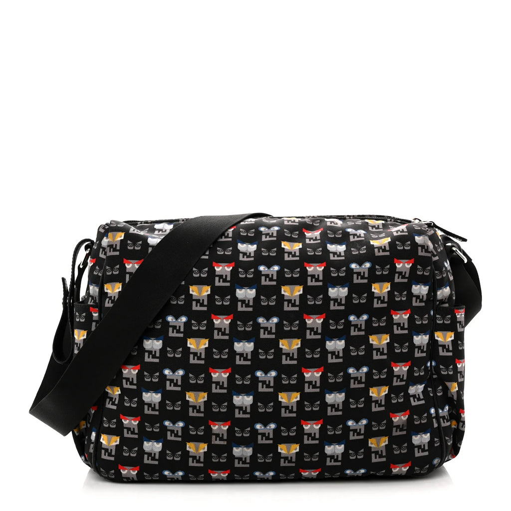 Fendi Black Monster Diaper Bag