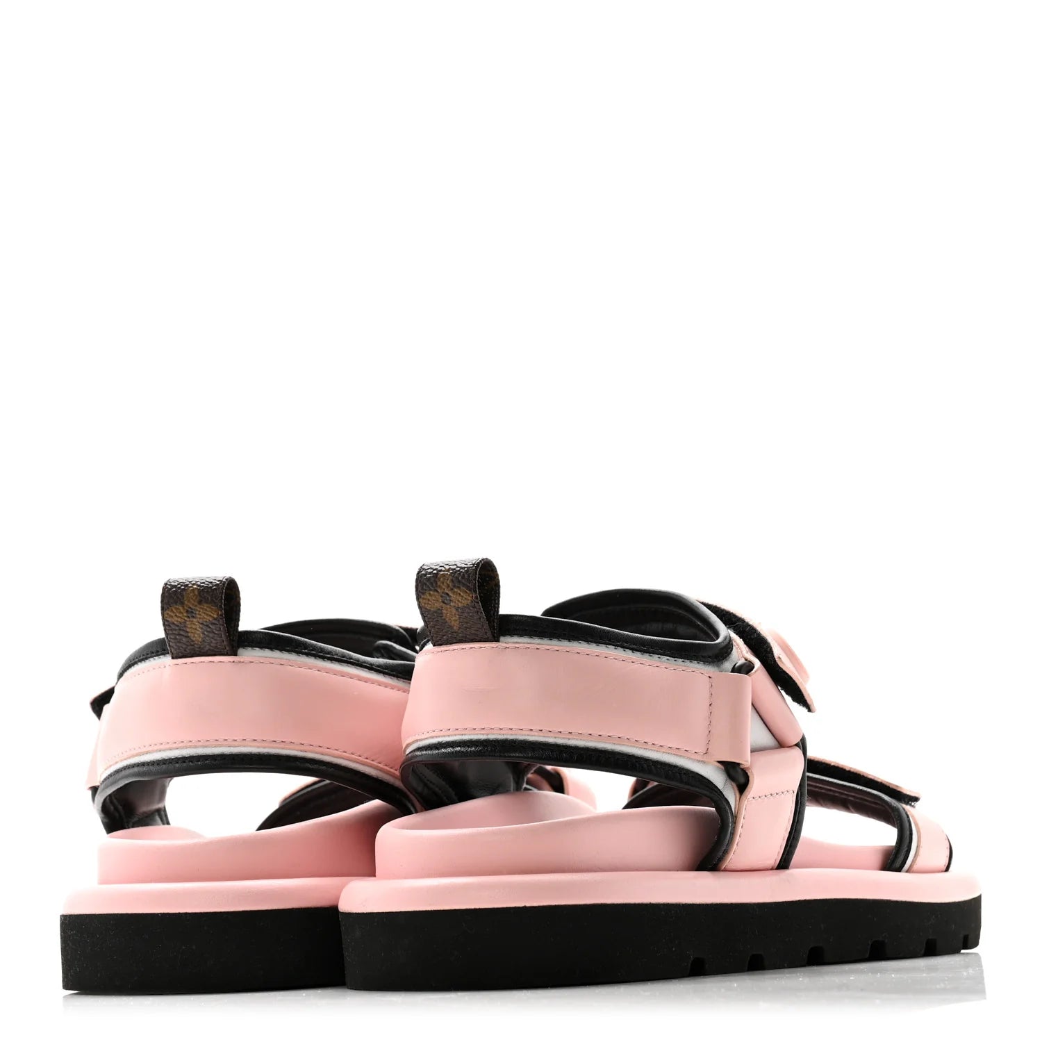 Louis Vuitton Pink Leather Sandals