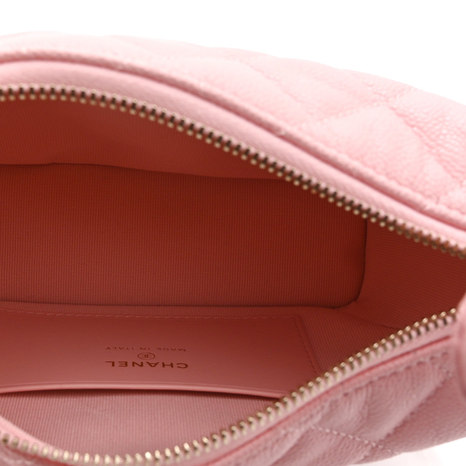 Chanel Pink Quilted Caviar Hobo