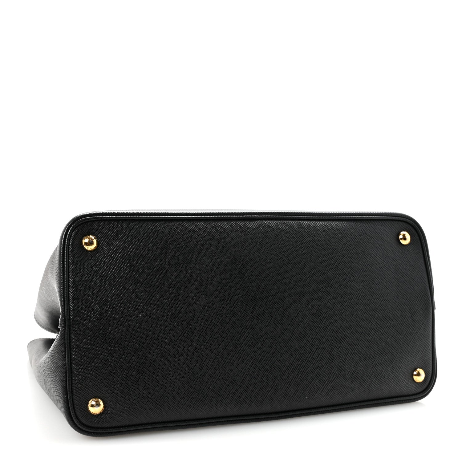 Prada Black Saffiano Double Tote