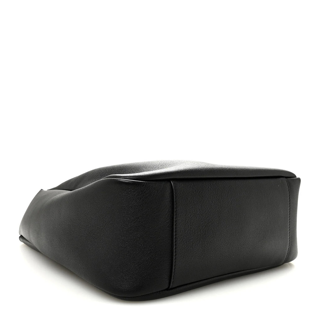 Saint Laurent Black Grained Hobo