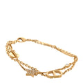 Dior Gold Crystal Star Bracelet