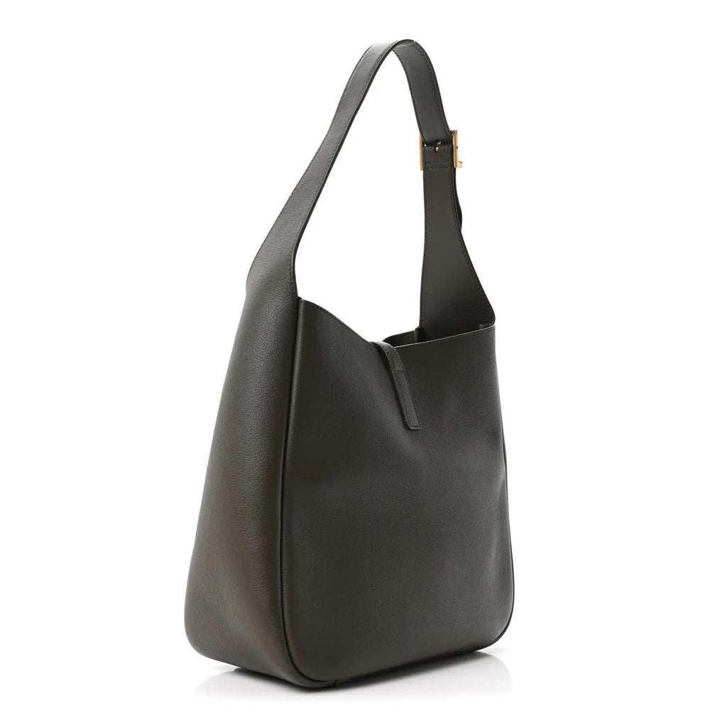 Saint Laurent Grained Leather Hobo