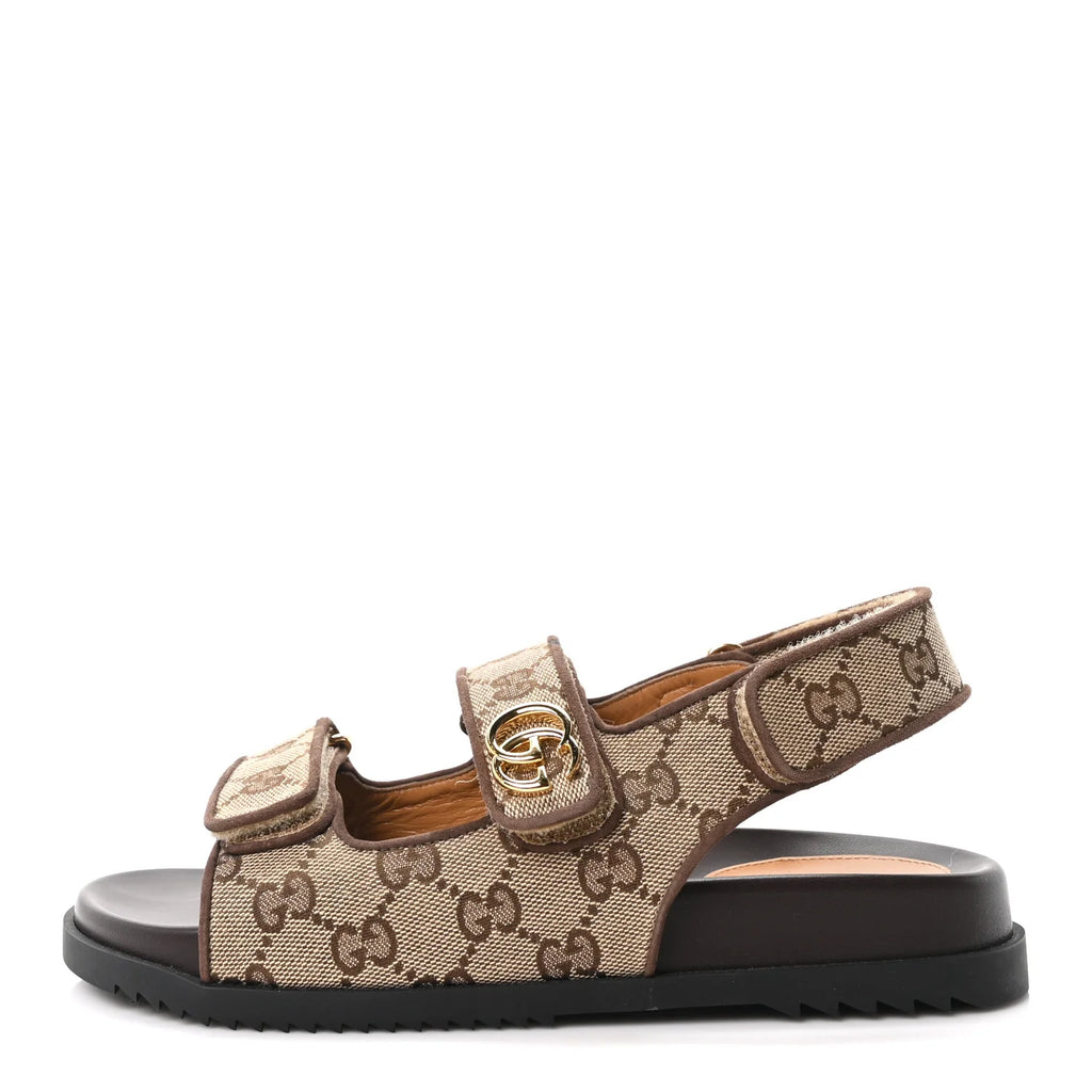 Gucci GG Monogram Canvas Sandals